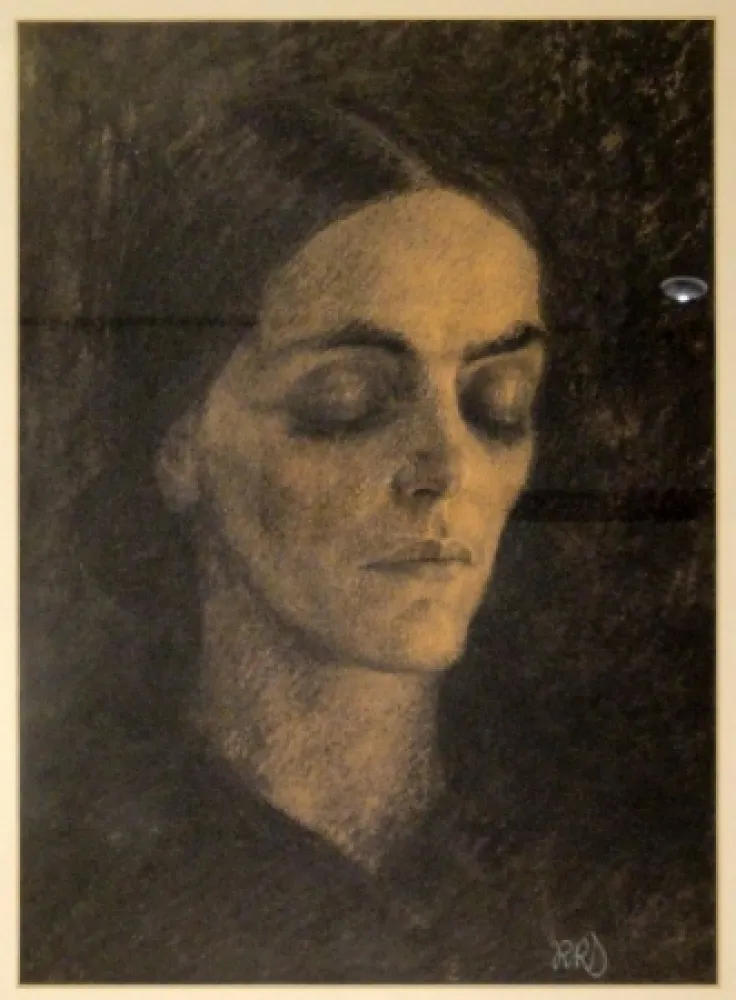 Geen Techniek Junghanns - Weiblicher Kopf (Mary Wigman)