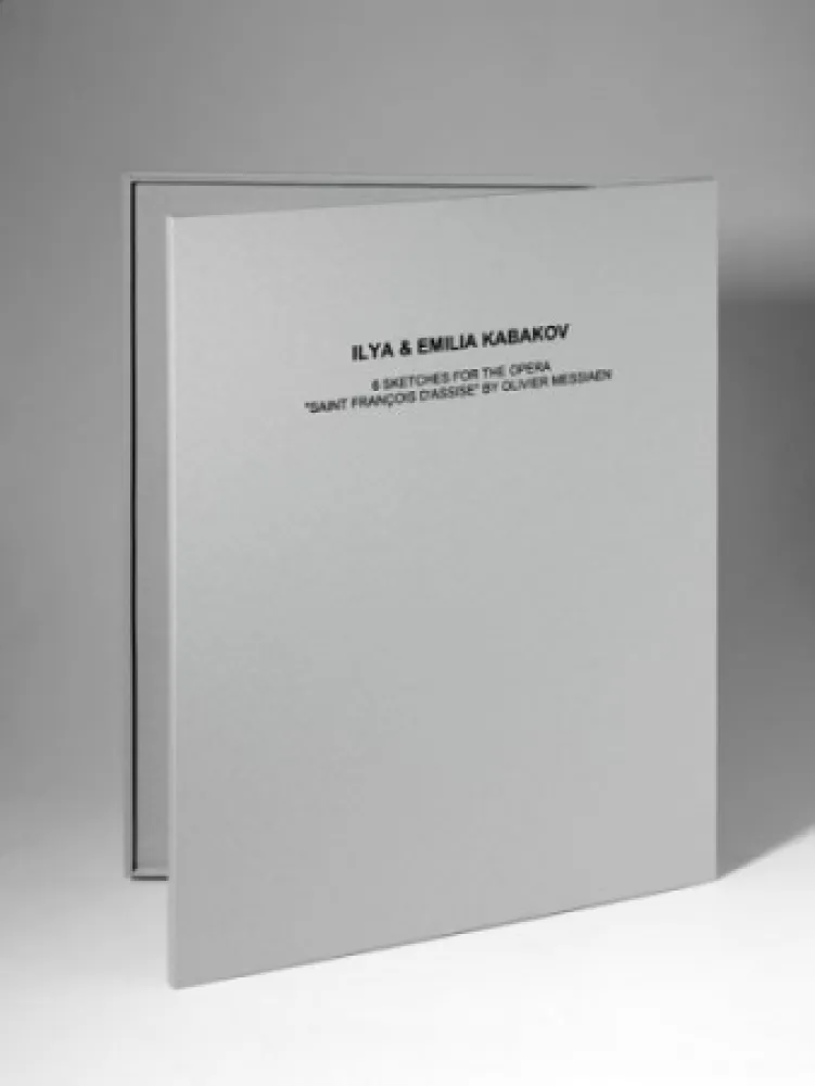 Lithografie Kabakov - 6 Sketches for the Opera Saint François Assise