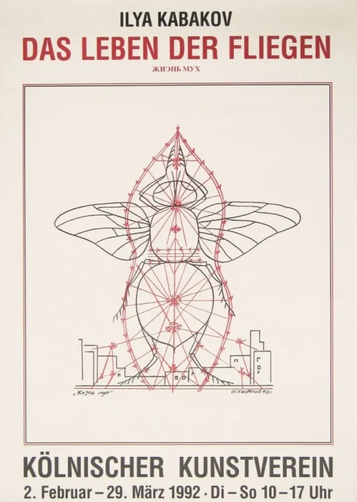 Poster Kabakov - The Life of flies