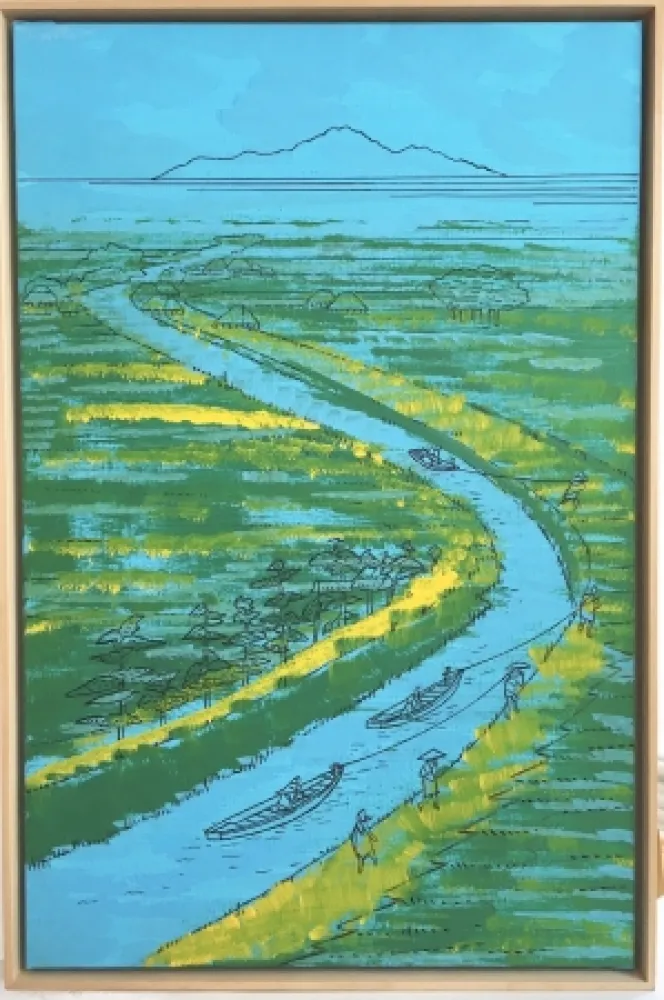 Geen Techniek Kaller - Japanisches Reisfeld