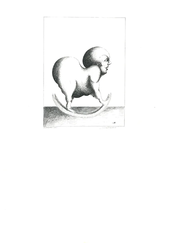 Geen Techniek Kamienniarz - Schaukelpferd