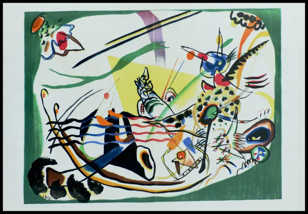 Lithografie Kandinsky (After) - COMPOSITION II