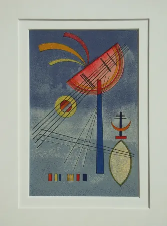 Lithografie Kandinsky (After) - Geneigter Halbkreis
