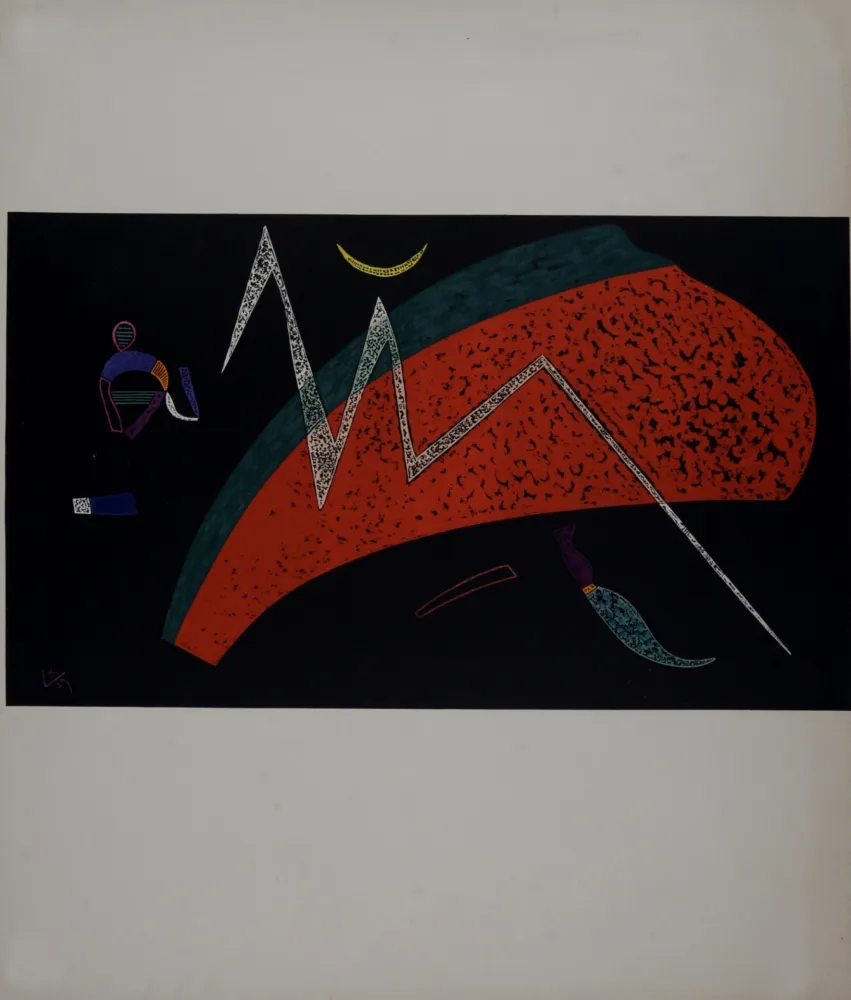 Lithografie Kandinsky (After) - Pastèque, vers 1957