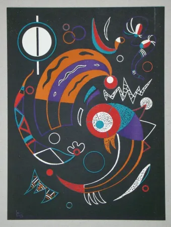Lithografie Kandinsky - Comètes
