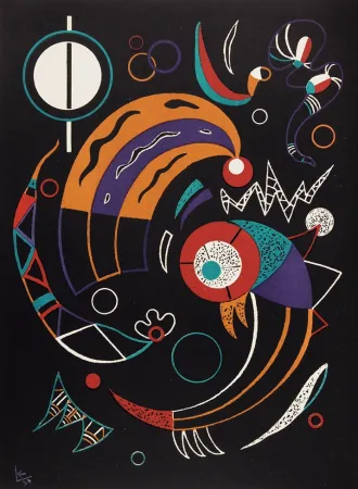 Lithografie Kandinsky - Comètes