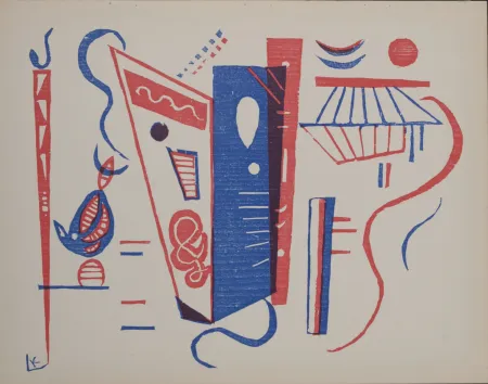 Houtsnede Kandinsky - Composition, 1939 (first edition)