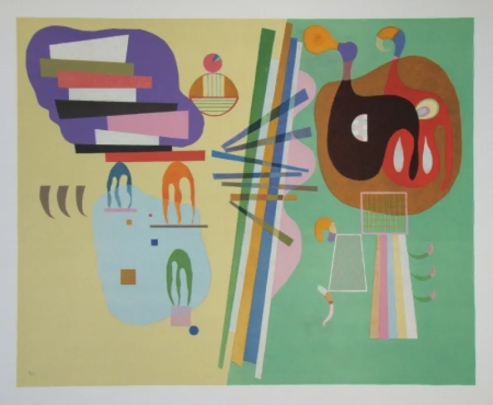 Lithografie Kandinsky - Composition, période parisienne 1934-1944