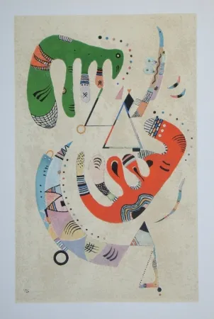 Lithografie Kandinsky - Composition, période parisienne 1934-1944