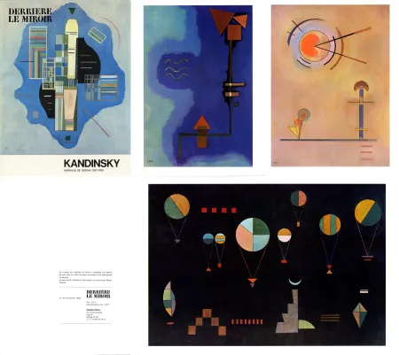Geïllustreerd Boek Kandinsky - Derrière le Miroir n° 154. KANDINSKY, Bauhaus de Dessau (1927-1933) (1965).