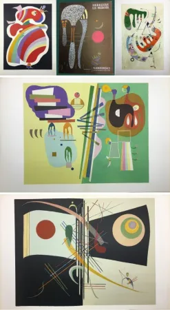 Geïllustreerd Boek Kandinsky - Derrière le Miroir n° 179 : KANDINSKY, Période Parisienne (1934-1944) avec 5 lithographies en couleurs.