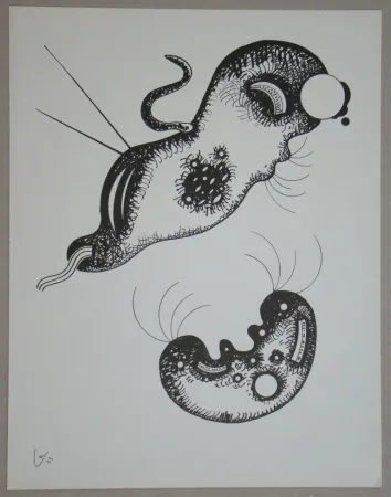 Lithografie Kandinsky - Dessin à la plume, 1933
