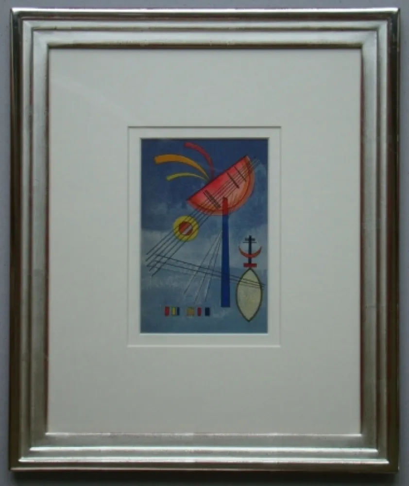 Lithografie Kandinsky - Geneigter Halbkreis
