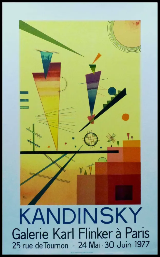 Lithografie Kandinsky - KANDINSKY GALERIE Karl FLINKER, PARIS
