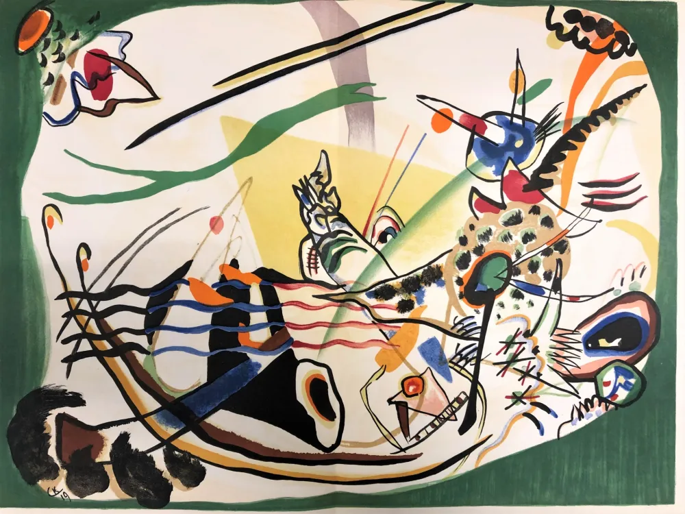 Lithografie Kandinsky - Le bord vert