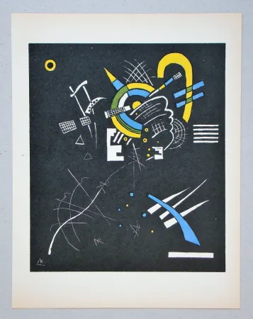 Lithografie Kandinsky - Petits Mondes - 1923