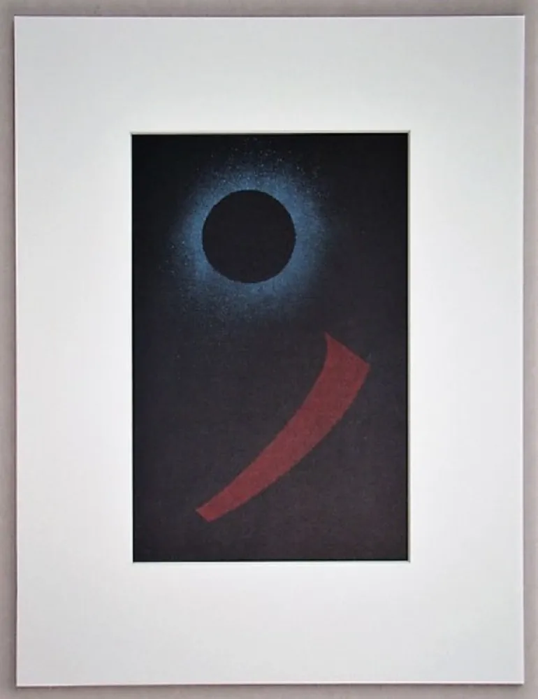 Lithografie Kandinsky - Schwarze Sonne, 1940