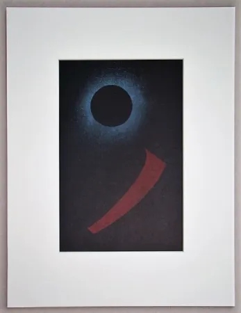 Lithografie Kandinsky - Schwarze Sonne, 1940