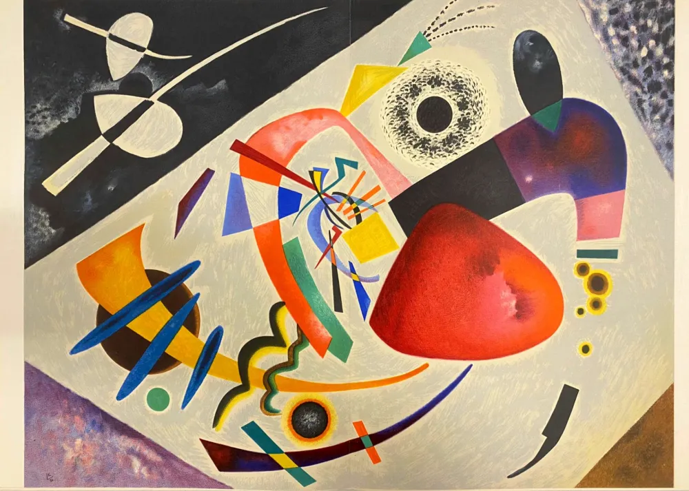 Lithografie Kandinsky - Tâche rouge