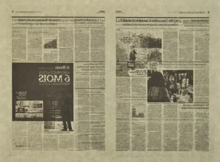 Lithografie Kassay - Untitled 2/7 (Le Monde)