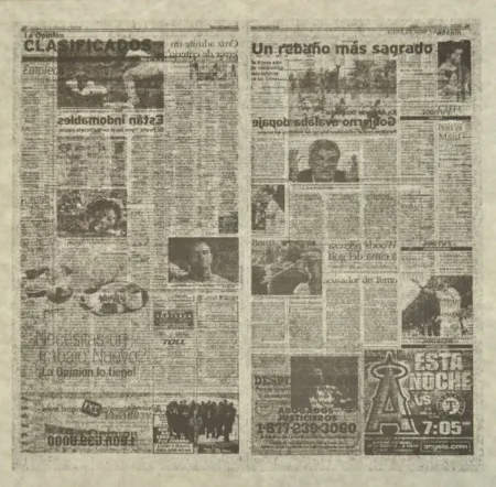 Lithografie Kassay - Untitled 2/8 (La Opinión)