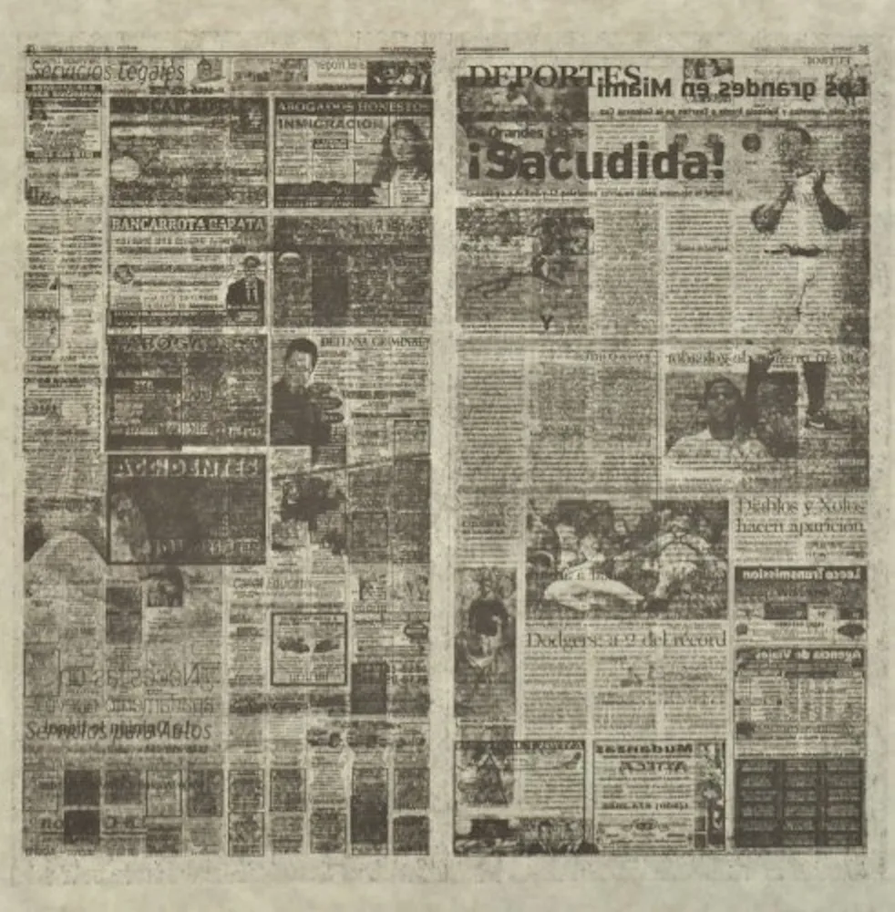 Lithografie Kassay - Untitled 3/8 (La Opinión)