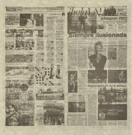 Lithografie Kassay - Untitled 4/8 (La Opinión)