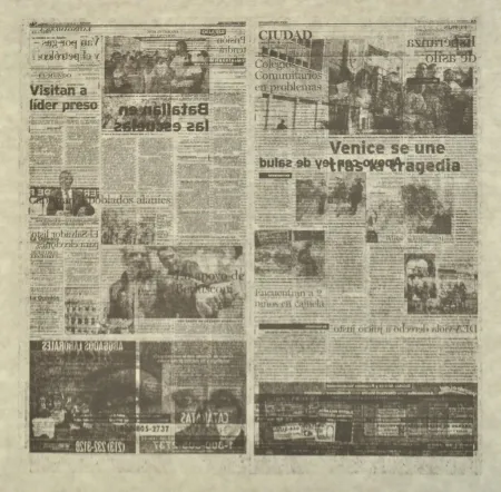 Lithografie Kassay - Untitled 5/8 (La Opinión)