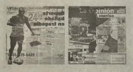 Lithografie Kassay - Untitled 6/8 (La Opinión)