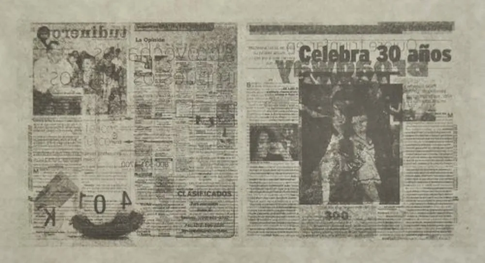 Lithografie Kassay - Untitled 7/8 (La Opinión)