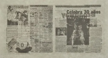 Lithografie Kassay - Untitled 7/8 (La Opinión)