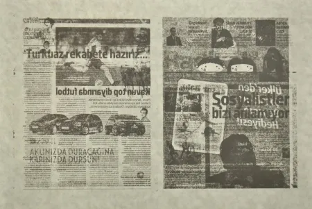 Lithografie Kassay - Untitled 9/10 (Radikal)