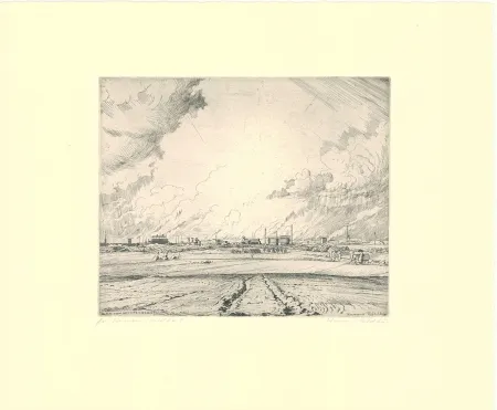 Gravure Kätelhön - Blick von Mechtenberg