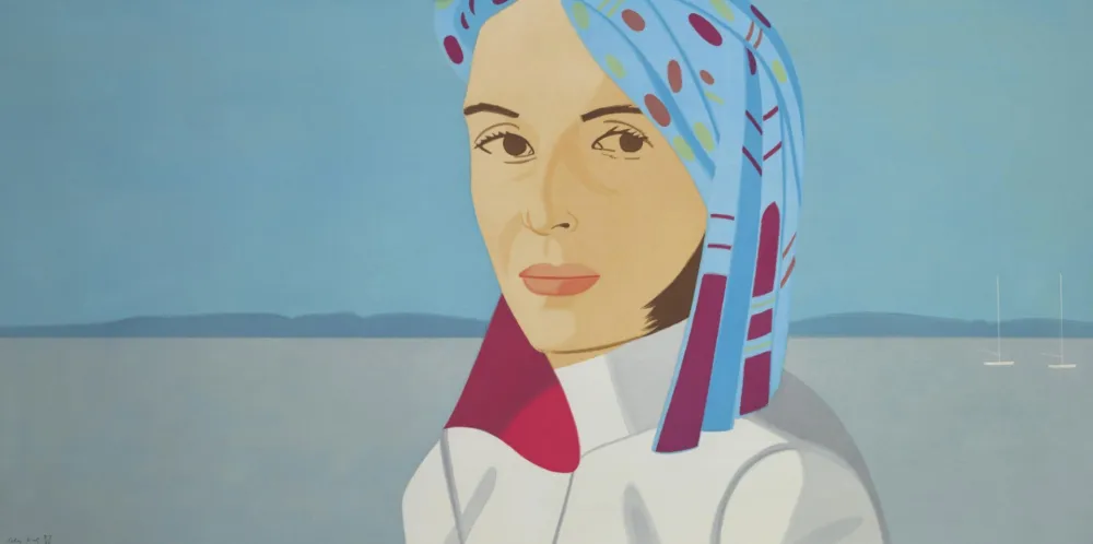 Aquatint Katz - Ada in Blue Hat