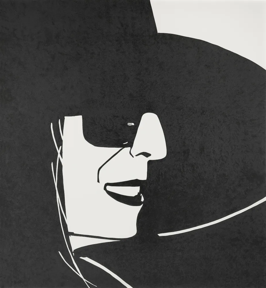 Zeefdruk Katz - Ada with Black Hat