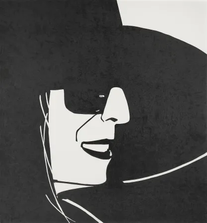 Zeefdruk Katz - Ada with Black Hat