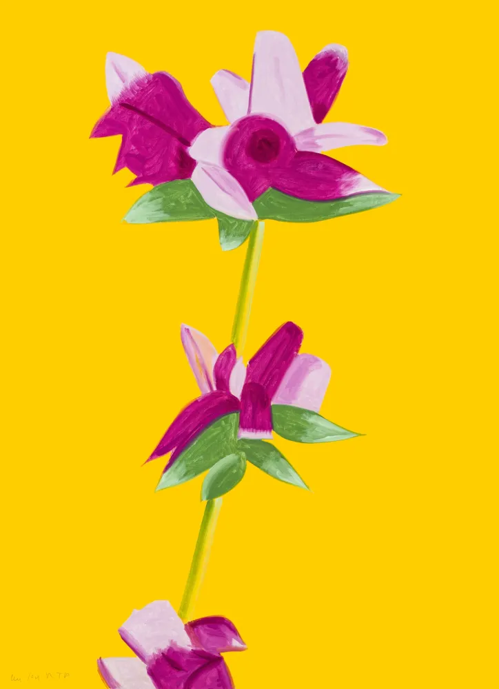 Geen Techniek Katz - Azaleas on Yellow from The Flowers Portfolio