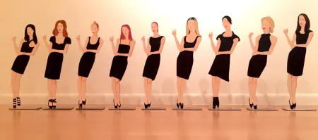 Geen Techniek Katz - Black Dress Cutouts (set of 9)