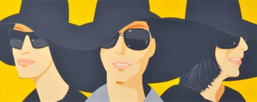 Zeefdruk Katz - Black Hats IV