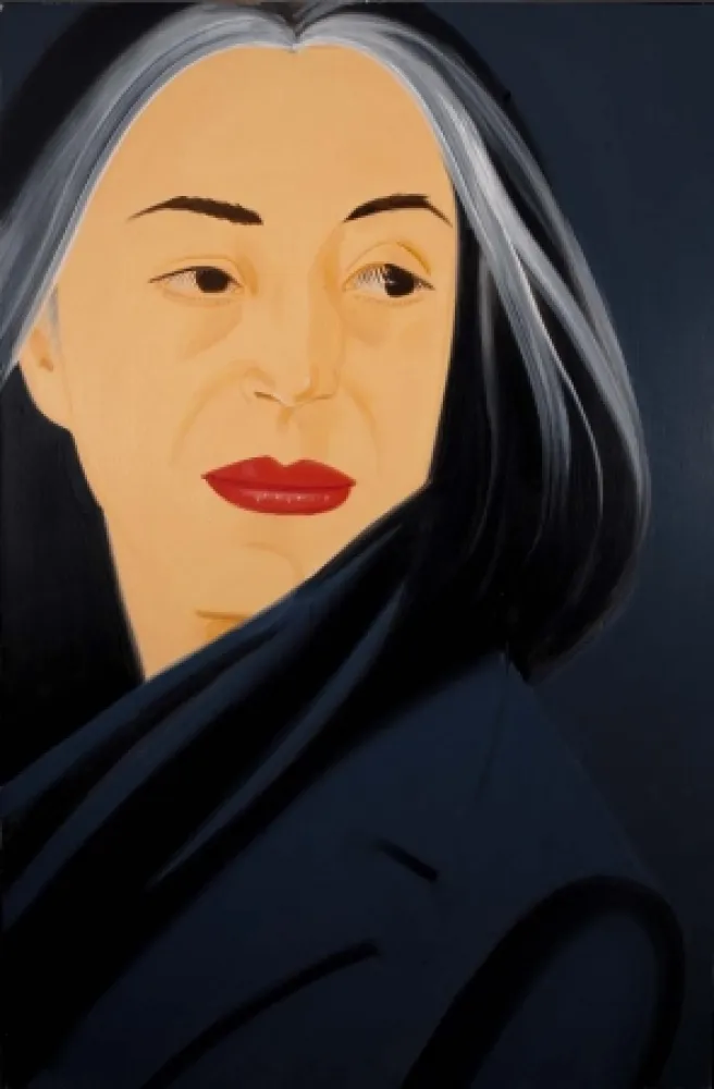 Zeefdruk Katz - Black Scarf