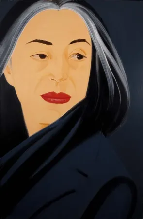 Zeefdruk Katz - Black Scarf