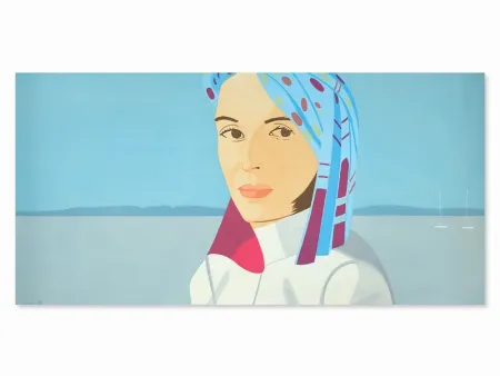 Ets En Aquatint Katz - Blue Hat