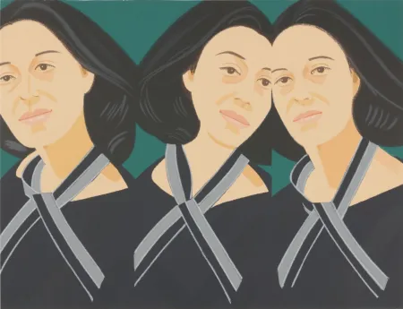 Zeefdruk Katz - Grey Ribbon