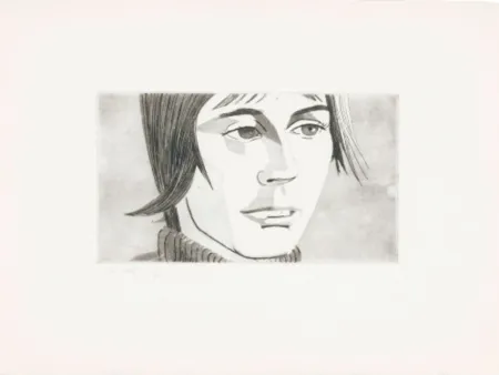 Ets En Aquatint Katz - June Ekman's Class 2