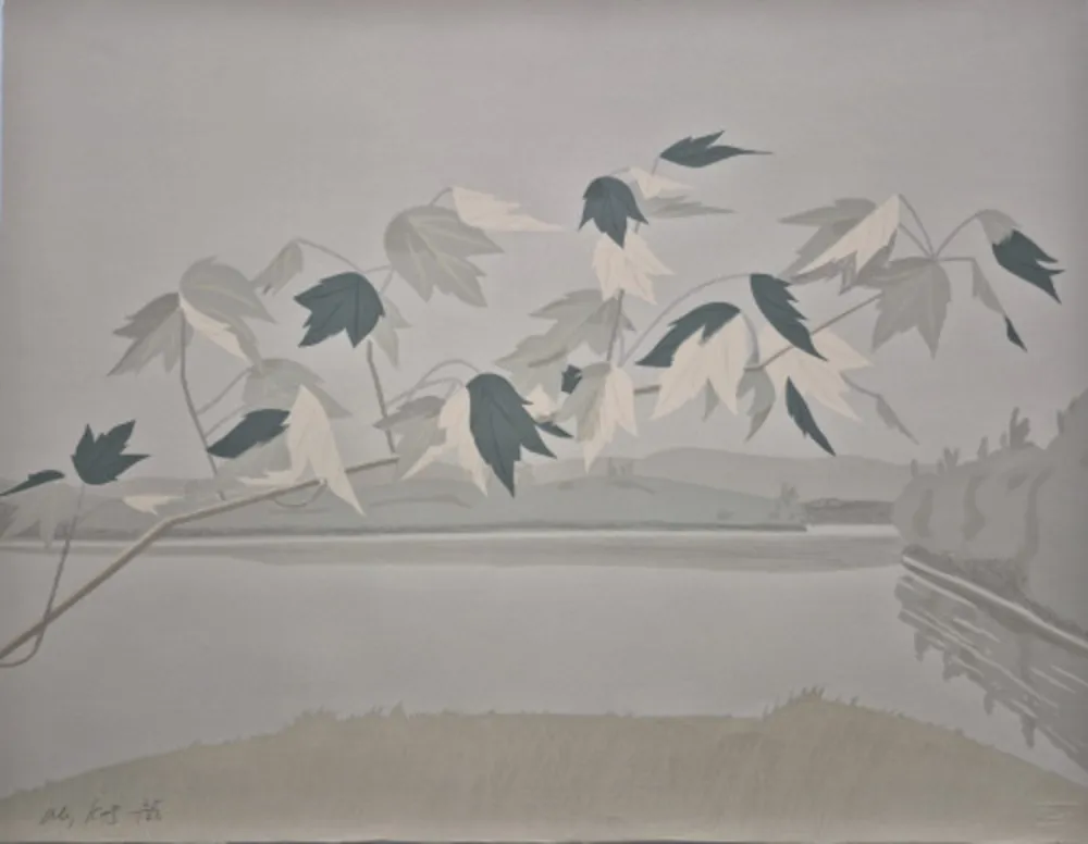 Lithografie Katz - Late July 2