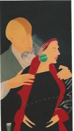 Zeefdruk Katz - Pas de Deux V - Red Grooms and Liz Ross