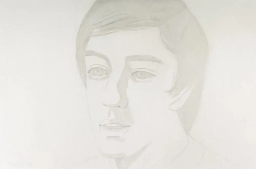 Ets En Aquatint Katz - Vincent with Open Mouth