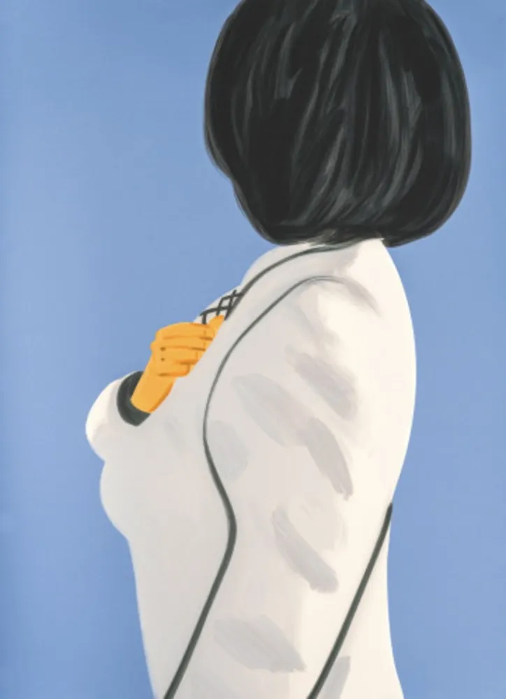Lithografie Katz - Vivien in White Coat
