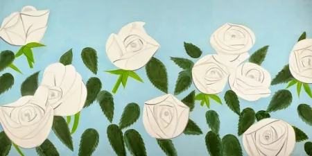 Lithografie Katz - White Roses
