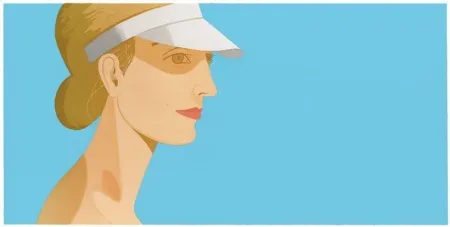 Ets En Aquatint Katz - White visor